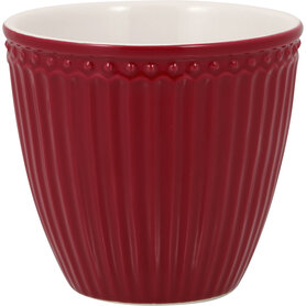 GreenGate Beker (Latte Cup) Alice claret red  GreenGate Beker (Latte Cup) Alice claret red