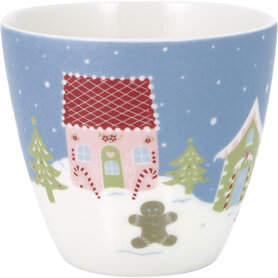 GreenGate Beker (Latte Cup) Laura homes dusty blue GreenGate Beker (Latte Cup) Laura homes dusty blue