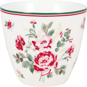 GreenGate Beker (Latte Cup) Leonora white GreenGate Beker (Latte Cup) Leonora white