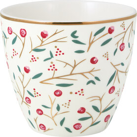 GreenGate Beker (Latte Cup) Maise white