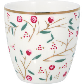 GreenGate Espresso mok (Mini latte cup) Maise white GreenGate Espresso mok (Mini latte cup) Maise white