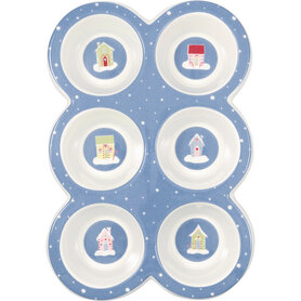 GreenGate Muffin vorm Laura Christmas Blue GreenGate Muffin vorm Laura Christmas Blue