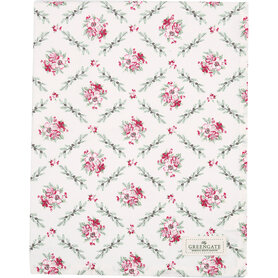 GreenGate Tafelkleed Gry white 100 x 100 cm