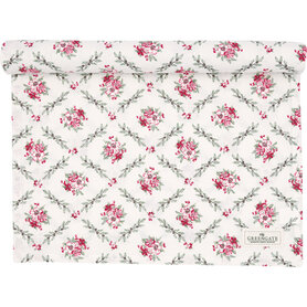 GreenGate Tafelloper Gry white 45 x 140 cm