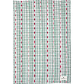 GreenGate Theedoek Bea green