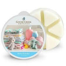 Goose Creek Baby Powder Wax Melt / proefblokje beschikbaar Goose Creek Baby Powder Wax Melt / proefblokje beschikbaar