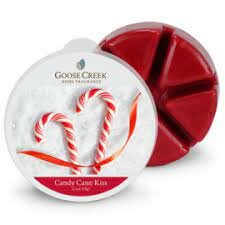 Goose Creek Candy Cane Kiss Wax Melt / proefblokje beschikbaar Goose Creek Candy Cane Kiss Wax Melt / proefblokje beschikbaar