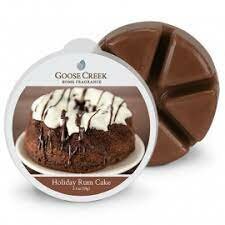 Goose Creek Holiday Rumcake Wax Melt / proefblokje beschikbaar Goose Creek Holiday Rumcake Wax Melt / proefblokje beschikbaar