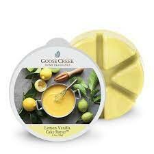 Goose Creek Lemon Vanilla Cake Batter Wax Melt / proefblokje beschikbaar Goose Creek Lemon Vanilla Cake Batter Wax Melt / proefblokje beschikbaar