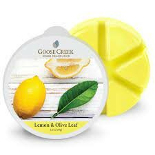 Goose Creek Lemon & Olive Leaf Wax Melt / proefblokje beschikbaar Goose Creek Lemon & Olive Leaf Wax Melt / proefblokje beschikbaar