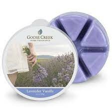 Goose Creek Lavender Vanilla Wax Melt / proefblokje beschikbaar Goose Creek Lavender Vanilla Wax Melt / proefblokje beschikbaar