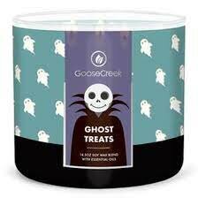 Goose Creek Candle Halloween Ghost Treats Soya Blend 3 Wick Tumbler  Goose Creek Candle Halloween Ghost Treats Soya Blend 3 Wick Tumbler