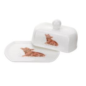 Wrendale Designs Butterdose - Highland Cow - Wee Hamish Wrendale Designs Butterdose - Highland Cow - Wee Hamish