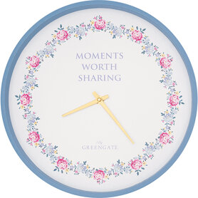 GreenGate Wandklok Laura petit white  GreenGate Wandklok Laura petit white