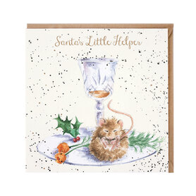 Wrendale Designs Kerstkaart Muis "Santas Little Helper" Wrendale Designs Kerstkaart Muis "Santas Little Helper"