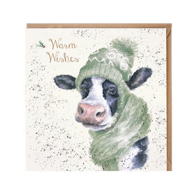 Wrendale Designs Kerstkaart Koe "Moo-Rry Christmas" Wrendale Designs Kerstkaart Koe "Moo-Rry Christmas"