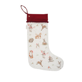 Wrendale Designs decoratie kerstsok Woodland Animals - Winter Wonderland
