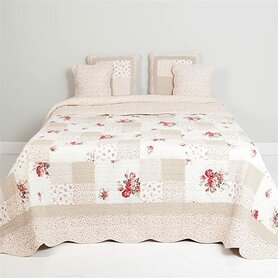 Clayre & Eef | Quilt  | 180*260cm    | Flowers Rose Clayre & Eef | Quilt  | 180*260cm    | Flowers Rose