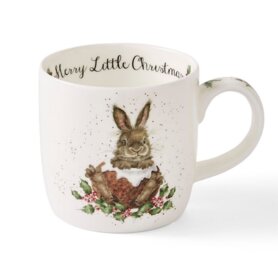 Wrendale Designs Kerst mok Konijn - Merry Little Xmas Wrendale Designs Kerst mok Konijn - Merry Little Xmas