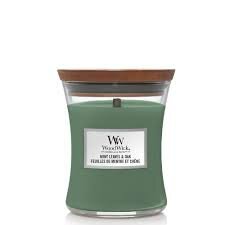  WoodWick® Mint Leaves & Oak Medium Candle