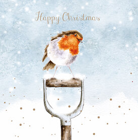 Wrendale Designs Kerstkaart Roodborstje  "A Little Red Robin" Set /8