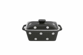 Isabelle Rose Botervloot Donkergrijs met Polka Dots Isabelle Rose Botervloot Donkergrijs met Polka Dots