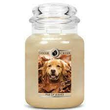 Goose Creek Candle Pile of Leaves 2 Wick large jar 680 gram Goose Creek Candle Pile of Leaves 2 Wick large jar 680 gram