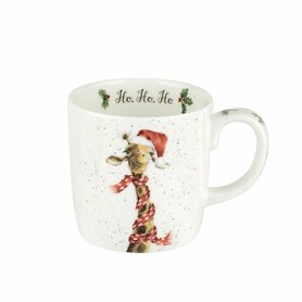 Wrendale Designs Kerst mok Giraffe - Ho Ho Ho Wrendale Designs Kerst mok Giraffe - Ho Ho Ho