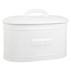  Bread bin Oval White | IBLaursen