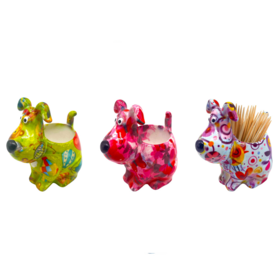 Pomme-Pidou Houder voor Tandenstokers Hond Toby Pomme-Pidou Houder voor Tandenstokers Hond Toby
