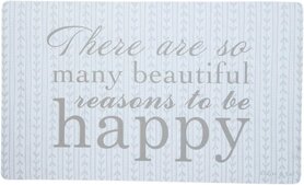 Clayre & Eef | Deurmat Rubber | Happy