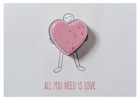 All You Need Is Love Blaster Card | Bomb Cosmetics