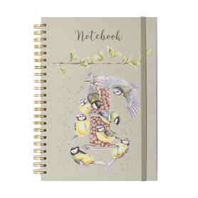 Wrendale Designs Notitieboek Ringband A4 Vogels "Bon Appetit" Wrendale Designs Notitieboek Ringband A4 Vogels "Bon Appetit"