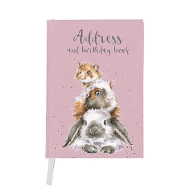 Wrendale Designs Adres Boek - Piggy in the Middle Wrendale Designs Adres Boek - Piggy in the Middle