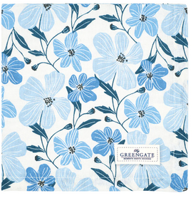 GreengGate Servet / Napkin Learke White 40x40cm GreengGate Servet / Napkin Learke White 40x40cm