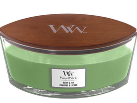 WoodWick® HearthWick® Hemp & Ivy Ellipse  WoodWick® HearthWick® Hemp & Ivy Ellipse