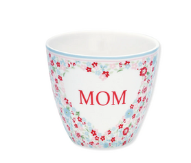 GreenGate Beker (Latte Cup) Alma Mom white GreenGate Beker (Latte Cup) Alma Mom white