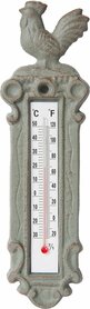 Clayre & Eef  | Thermometer  | 	6*1*22 cm	| Grijs | Ijzer Clayre & Eef  | Thermometer  | 	6*1*22 cm	| Grijs | Ijzer