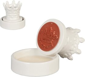 Clayre & Eef | Stempel - Be My Queen | Ø 5 * 6 cm | keramiek Clayre & Eef | Stempel - Be My Queen | Ø 5 * 6 cm | keramiek