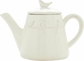 Clayre & Eef | Teekanne | 26 cm | Naturtöne