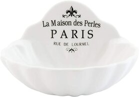 Clayre & Eef | Soap dish |11*9*7 cm | white