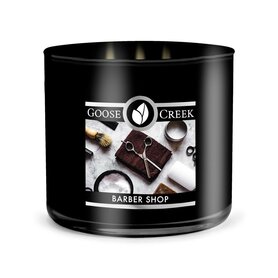 Goose Creek Barbershop Large 3 wick Candle 411 gr