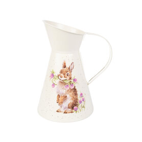 Wrendale Designs Bloemenkan  -  Head Clover Heals ( Rabbit )