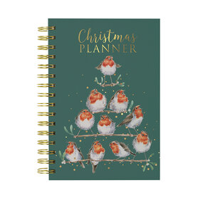 Wrendale Designs Kerst Planner Rockin Robins - Roodborstje
