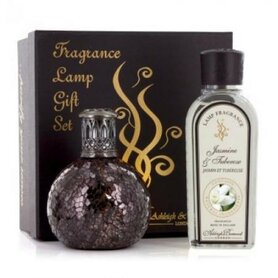 Ashleigh & Burwood Duftlampe Geschenk-Set Woodland Duftlampe + 250ml Jasmine & Tuberose Lampenöl