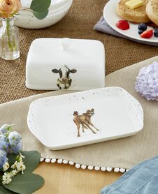 Wrendale Designs Butterdose - Kuh - "Mooo" Wrendale Designs Butterdose - Kuh - "Mooo"