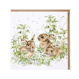 Wrendale Designs - Wenskaart - Hazen - Spring Hares Wrendale Designs - Wenskaart - Hazen - Spring Hares