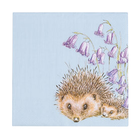Wrendale Designs - Lunch Servet - Egel - Love and Hedgehugs / Awakenings Wrendale Designs - Lunch Servet - Egel - Love and Hedgehugs / Awakenings