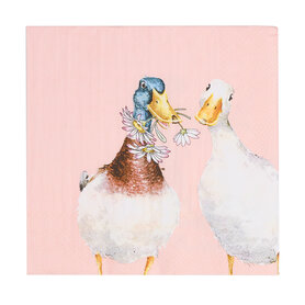 Wrendale Designs - Lunch Servet - Eend - Not A Daisy Goes By / Puddleducks Wrendale Designs - Lunch Servet - Eend - Not A Daisy Goes By / Puddleducks