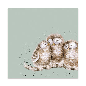 Wrendale Designs - Lunch Servet - Uil - Owl Together Wrendale Designs - Lunch Servet - Uil - Owl Together